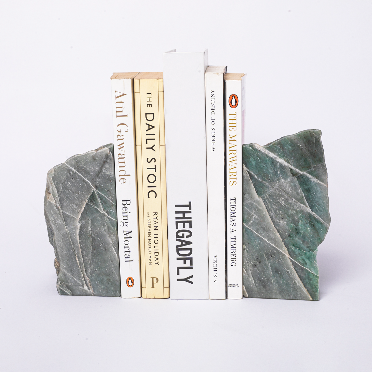 Semi Precious Bookend Set