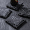 Engraved Slate Coaster - Set of 2