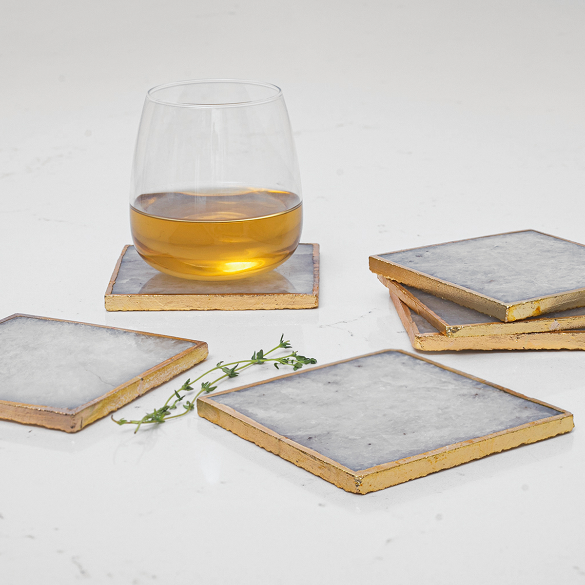 Semi Precious Coasters Set of 4