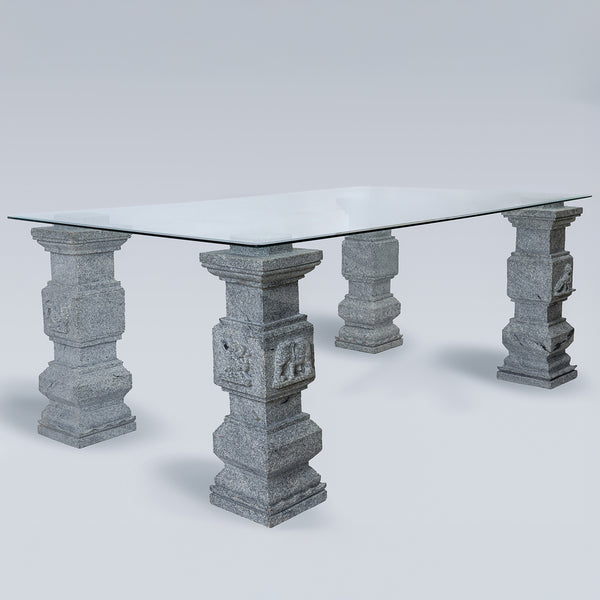 Temple Pedestal Dining Table