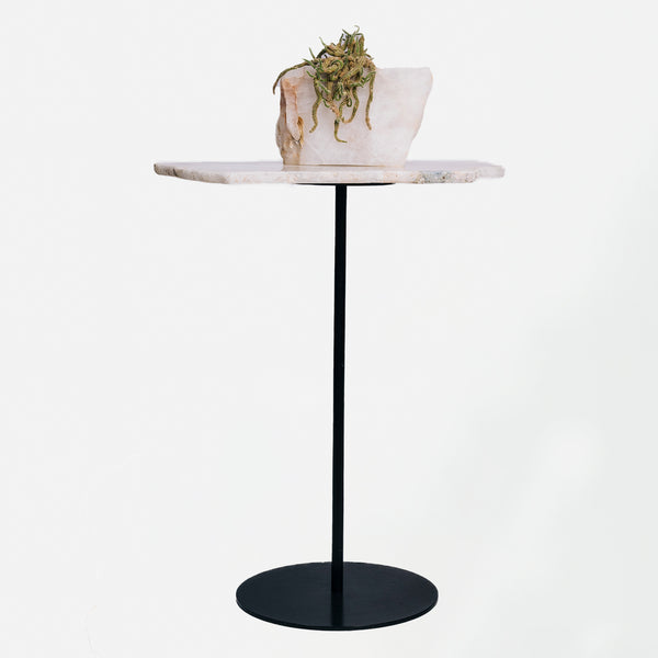 Fossil Quartz Side Table