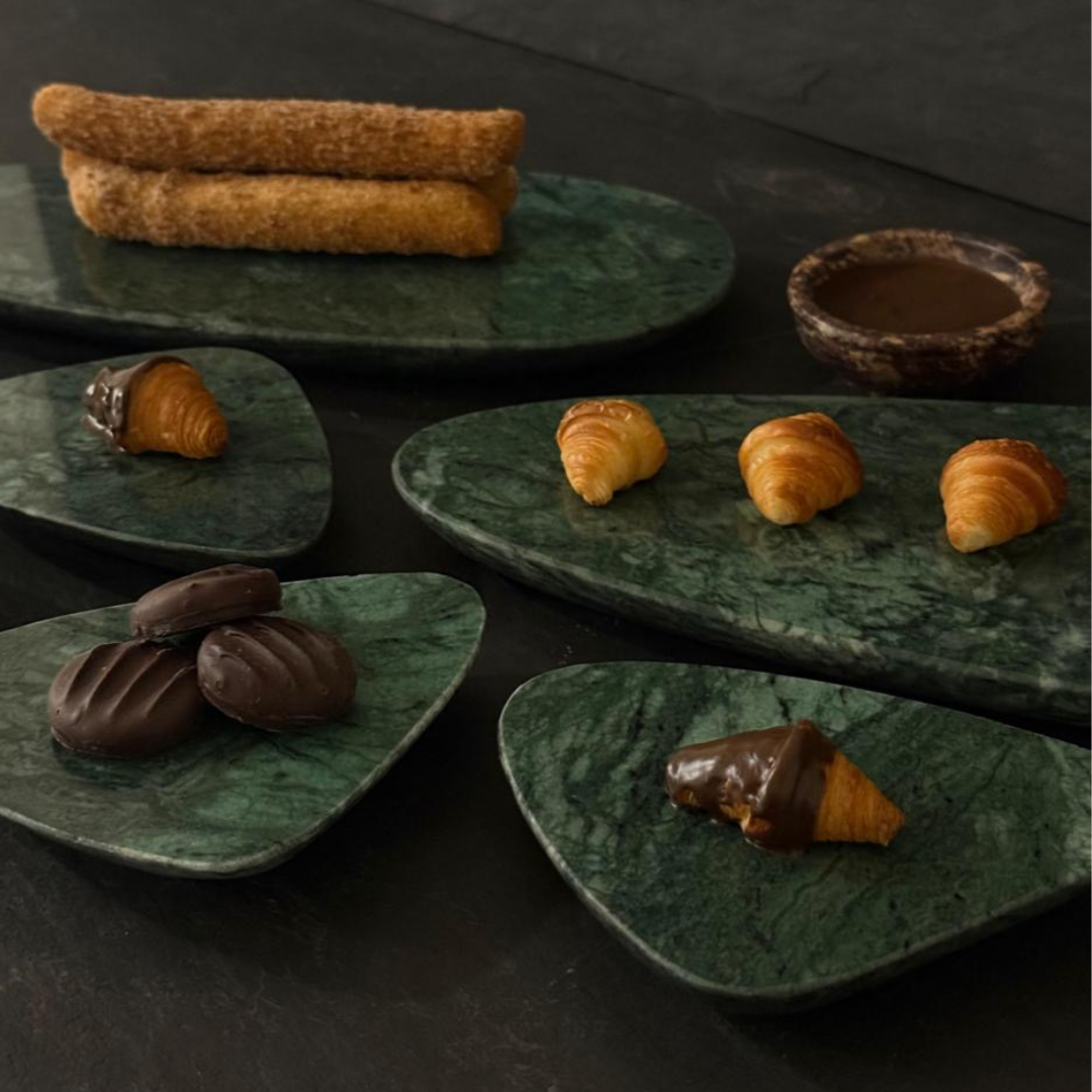 Green Marble Platter