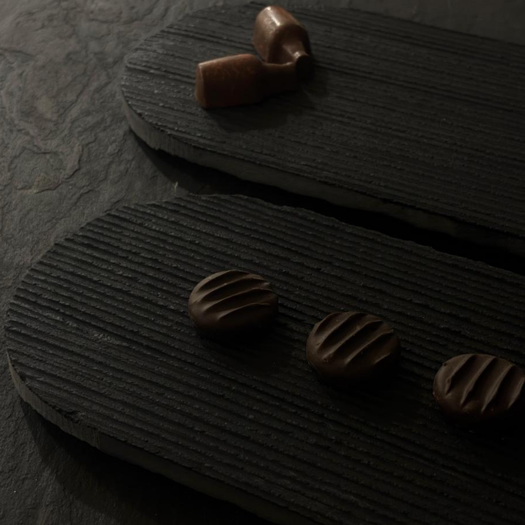 Stripe Slate Platter - Set of 2