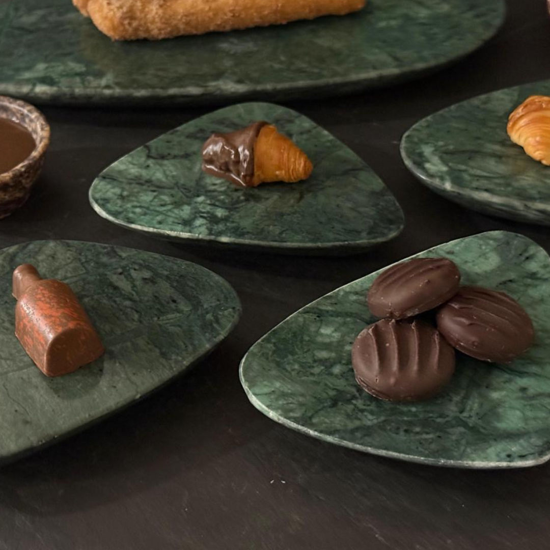 Green Marble Platter