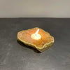 Semi Precious Tea Light Holder - Yellow