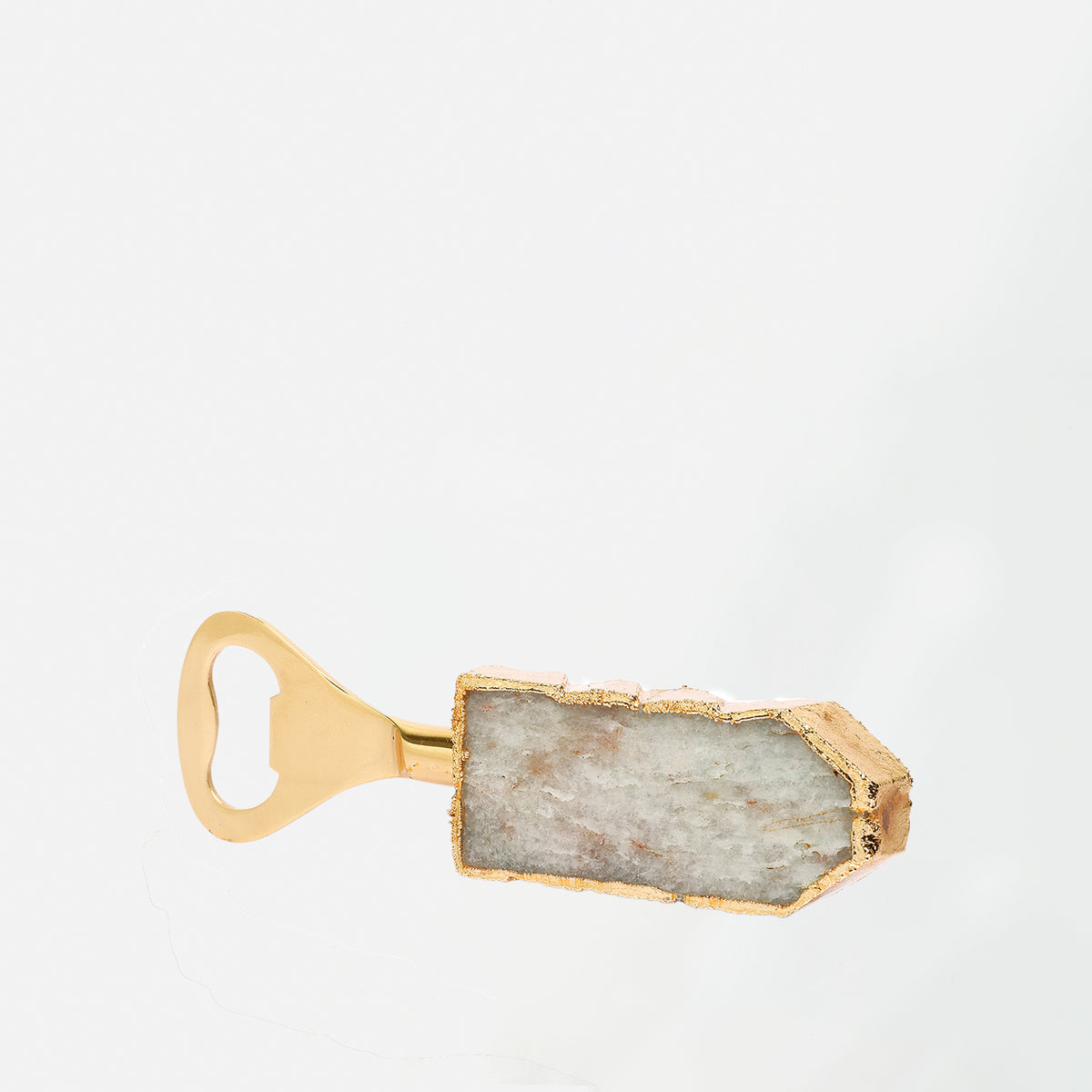 Semi Precious Bottle Opener - Green Quartz