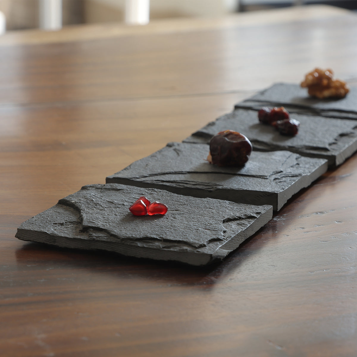 Square Slate Coasters - Set of 4