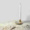 Semi Precious Candle Holder - Green Quartz