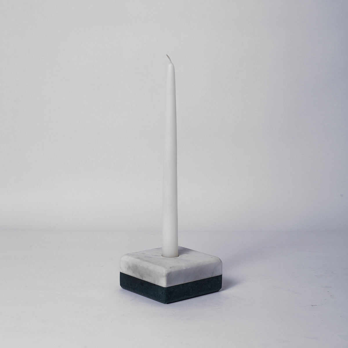 Two-tier Marble Candle Holder
