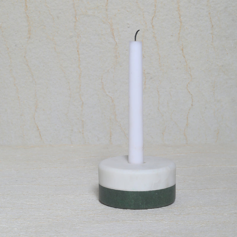 Two-tier Marble Candle Holder