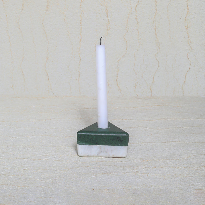 Two-tier Marble Candle Holder