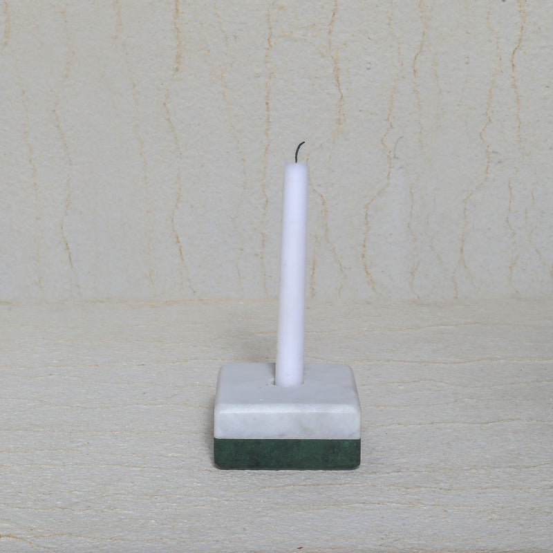 Two-tier Marble Candle Holder