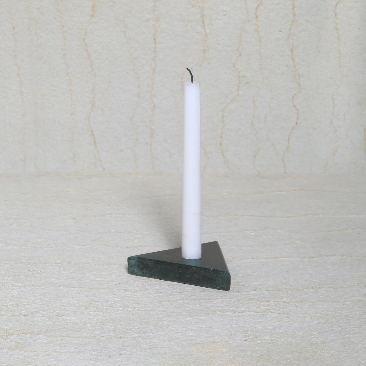 Triangle Marble Candle Holder - paarkhi