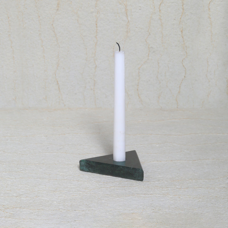 Triangle Marble Candle Holder