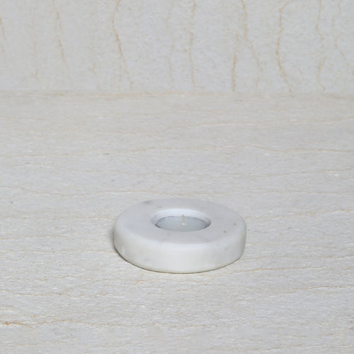 Round Marble Tealight Holder