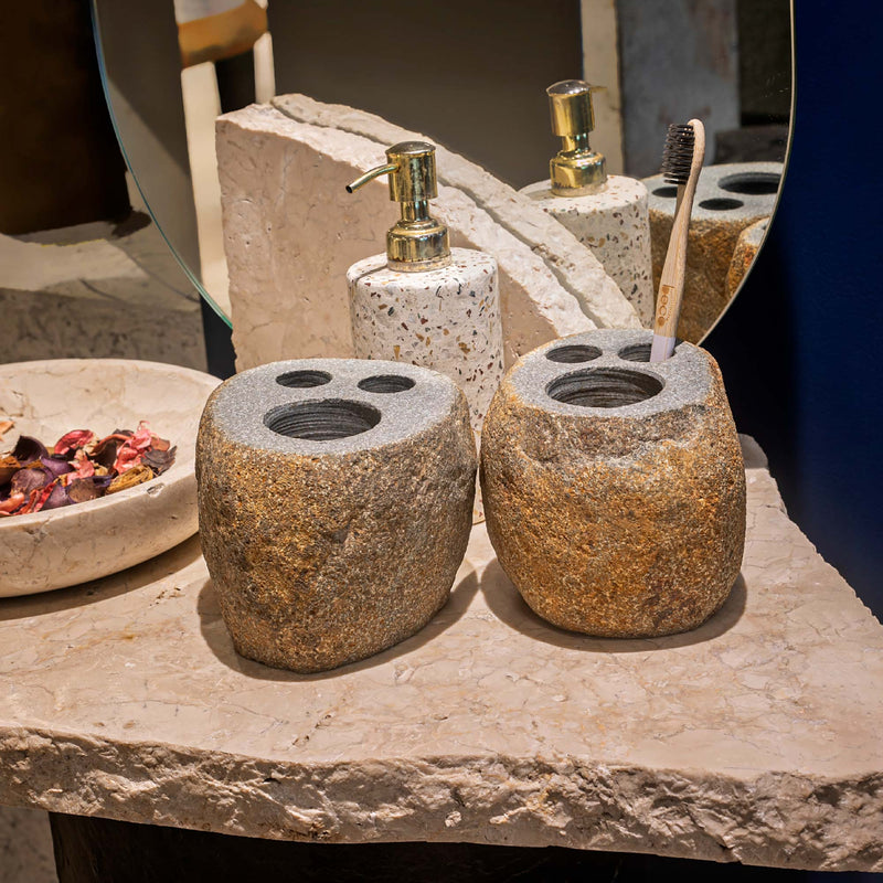 Boulder Brush Holder - paarkhi