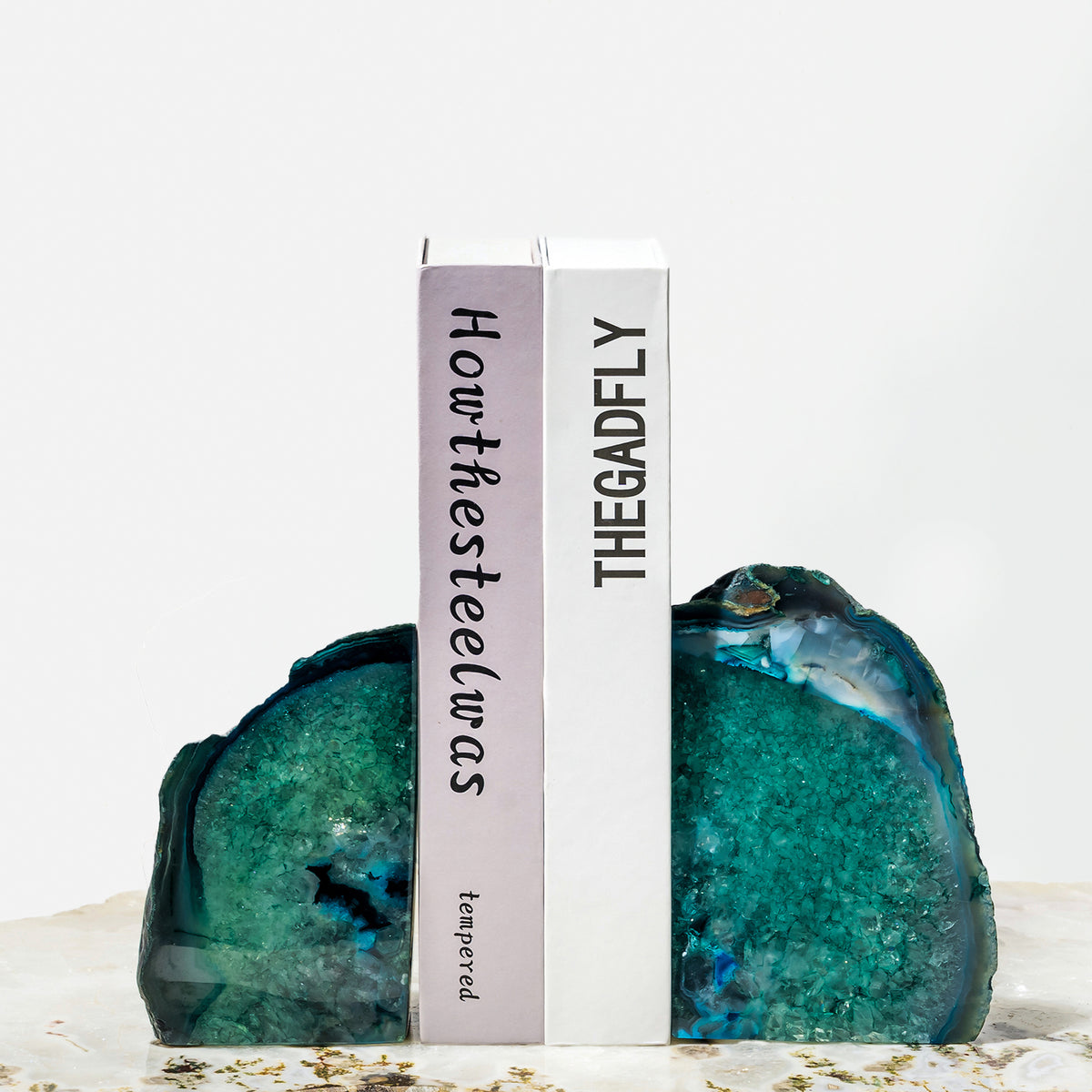 Semi Precious Bookend Set