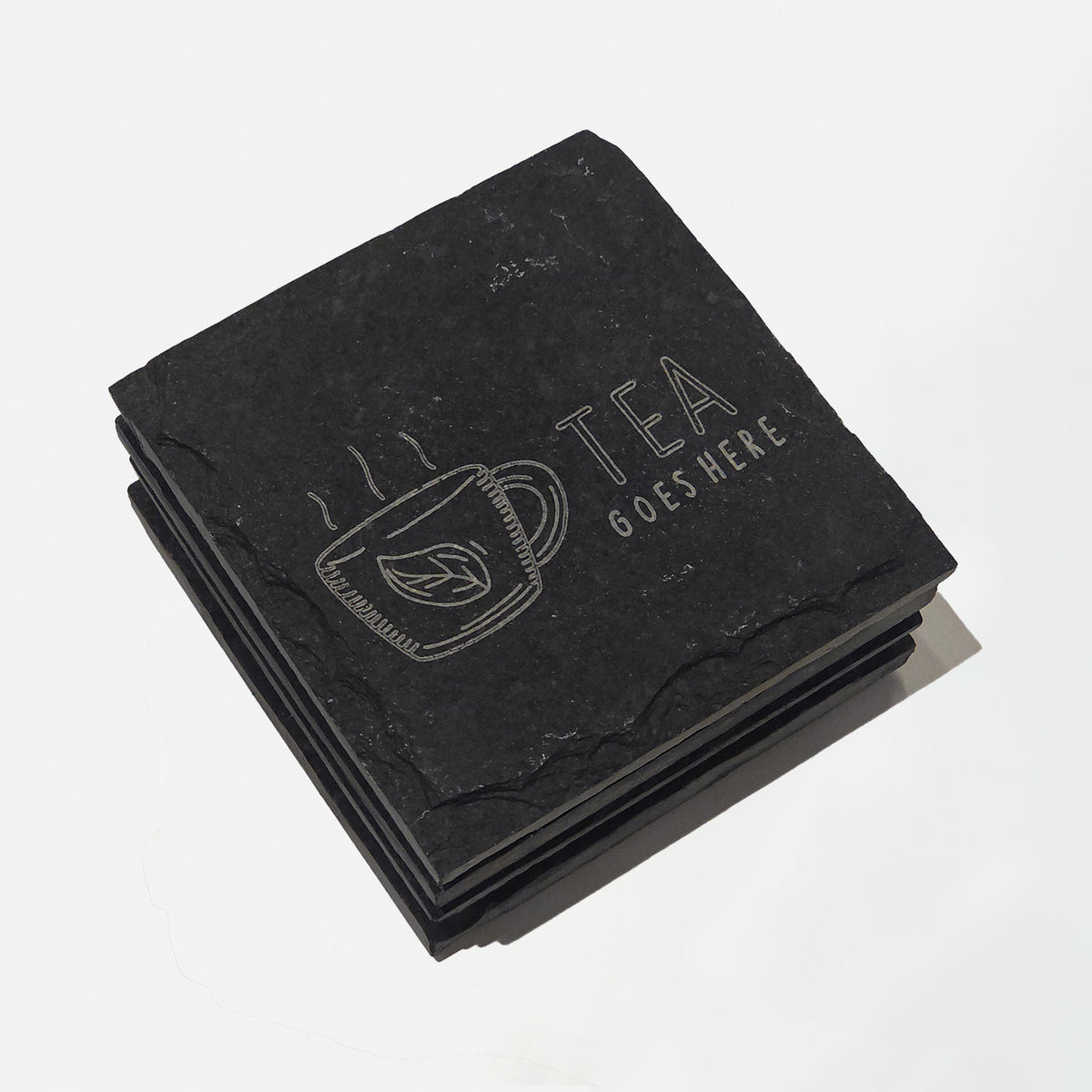 Engraved Slate Coaster - Set of 2