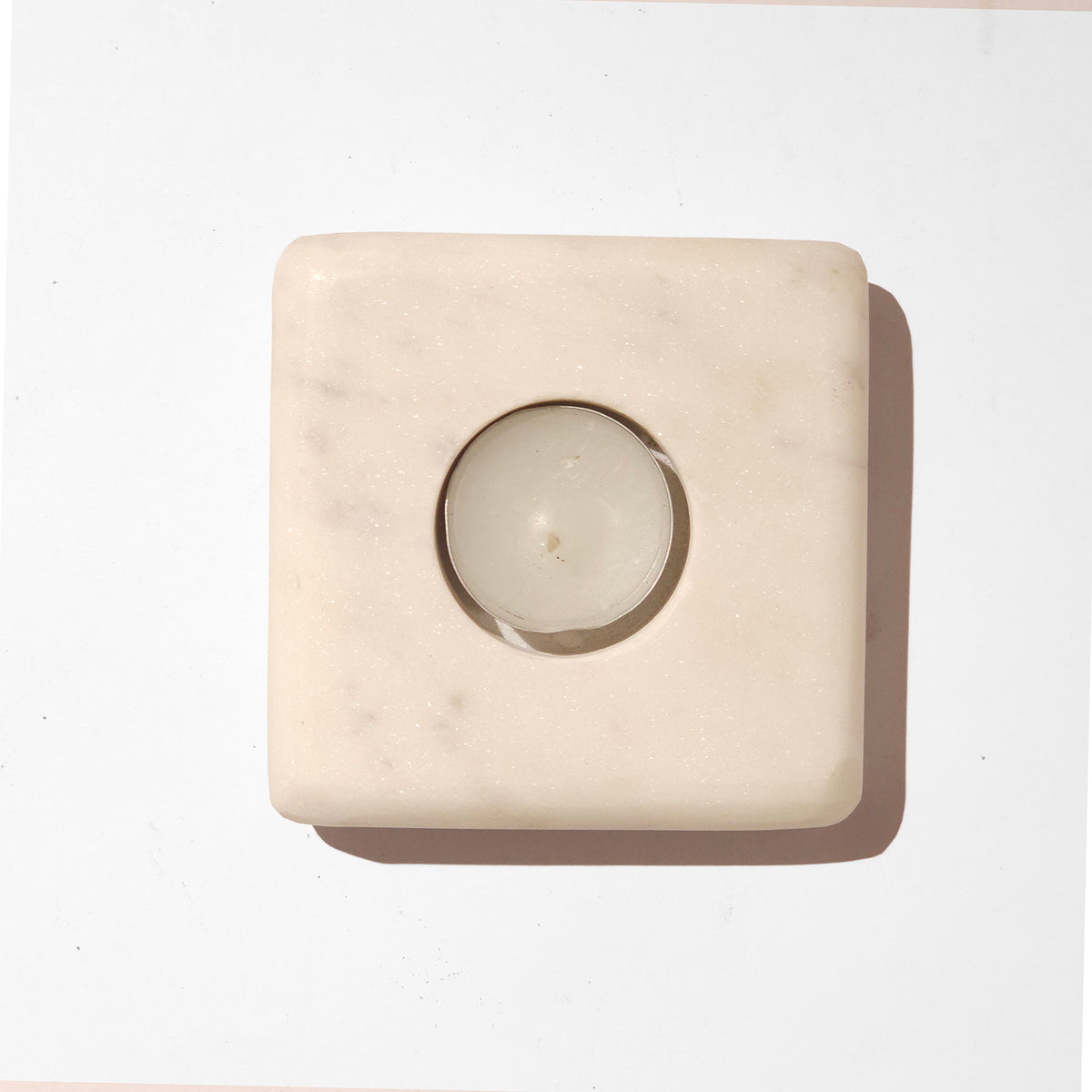Square Marble Tealight Holder