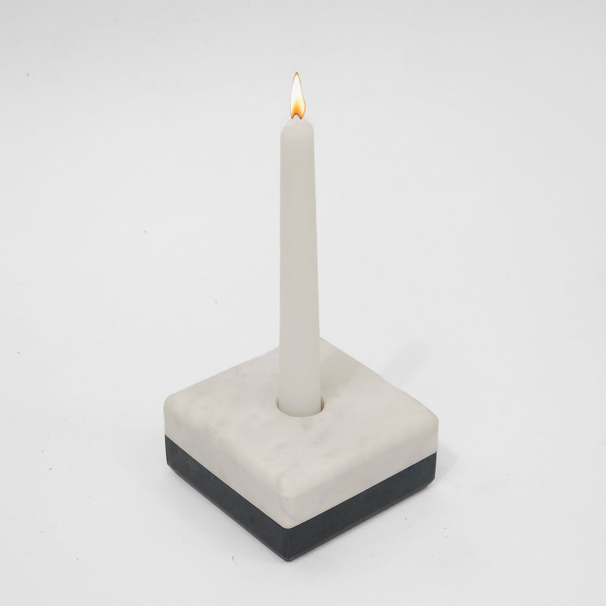 Two-tier Marble Candle Holder