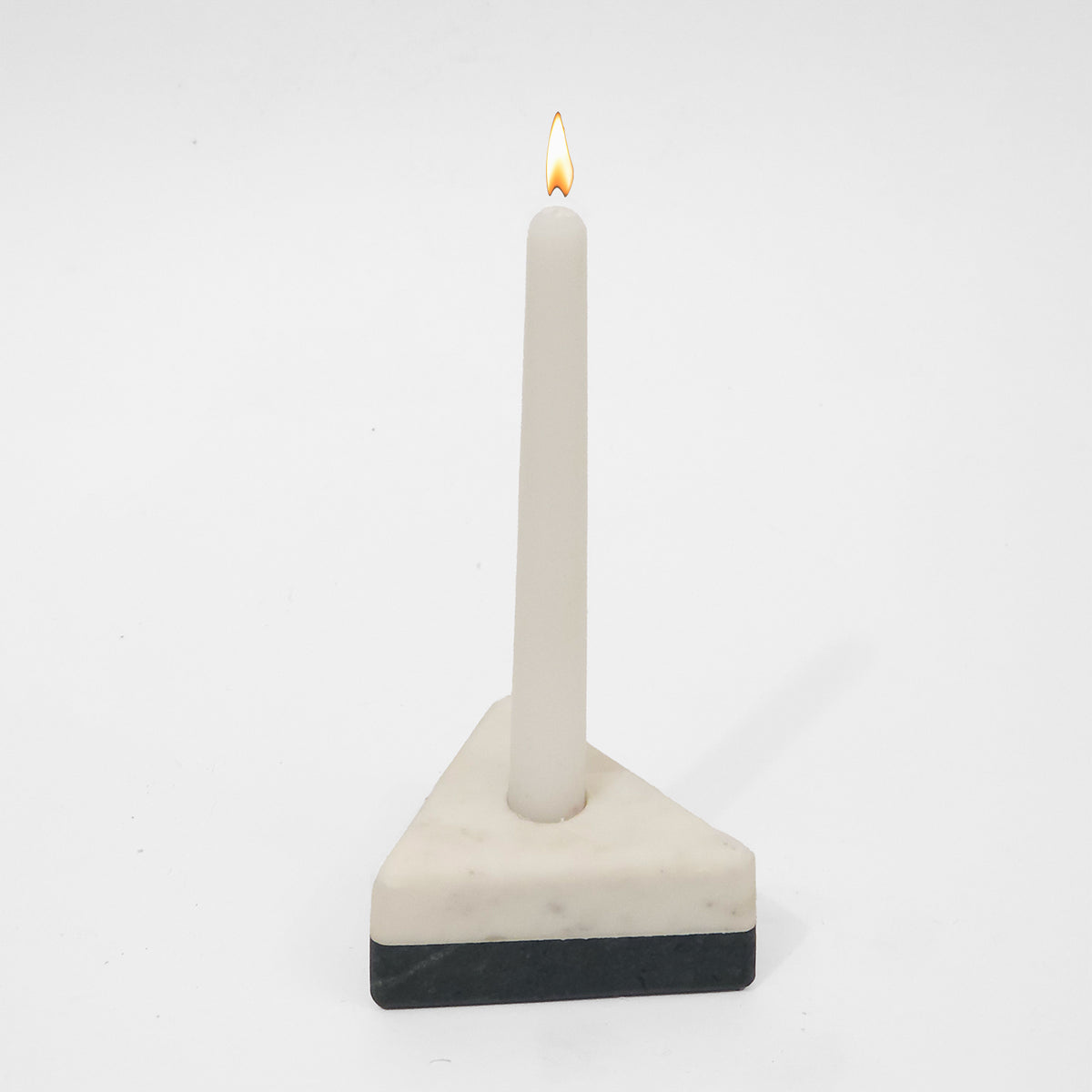Two-tier Marble Candle Holder