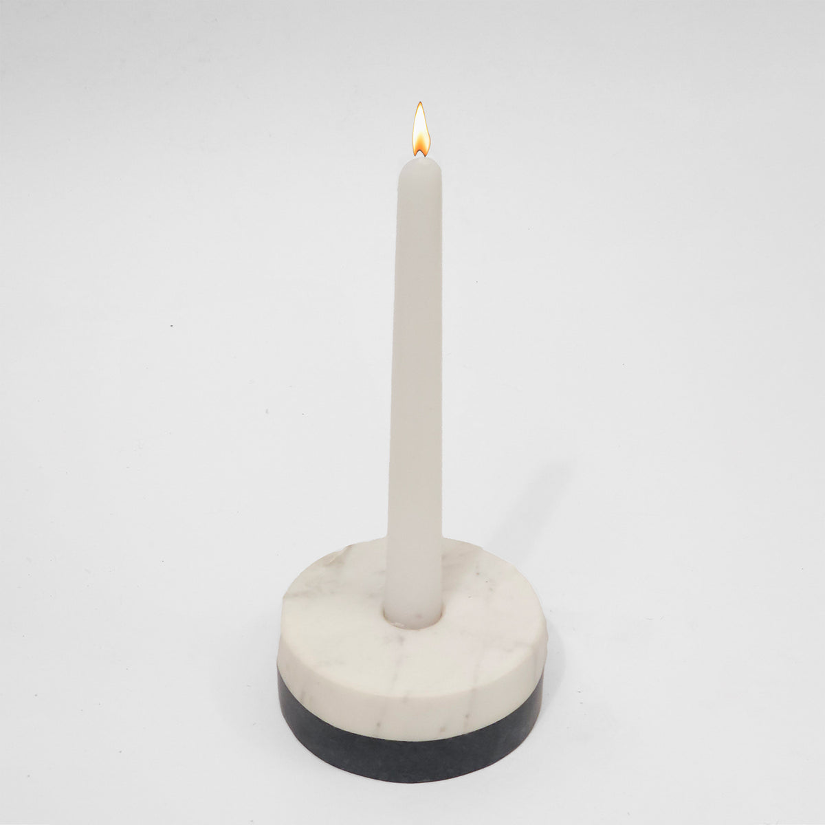Two-tier Marble Candle Holder