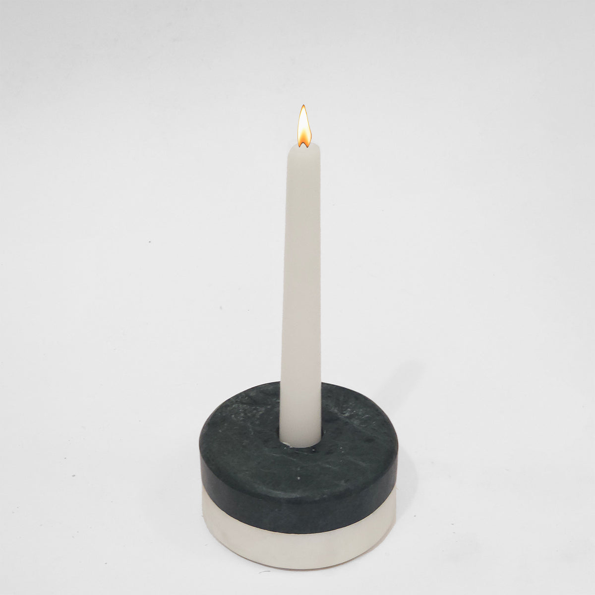Two-tier Marble Candle Holder