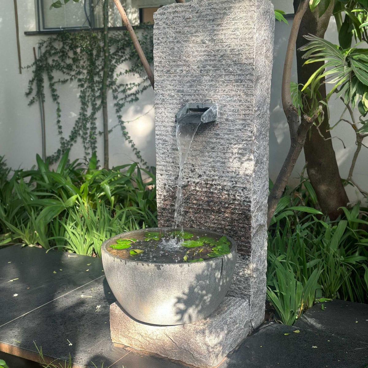 Ridged Water Fountain