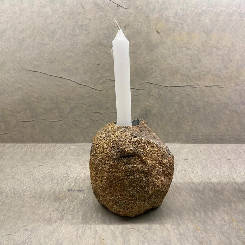 Boulder Candle Holder