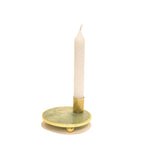 Semi Precious Candle Holder - Green Quartz