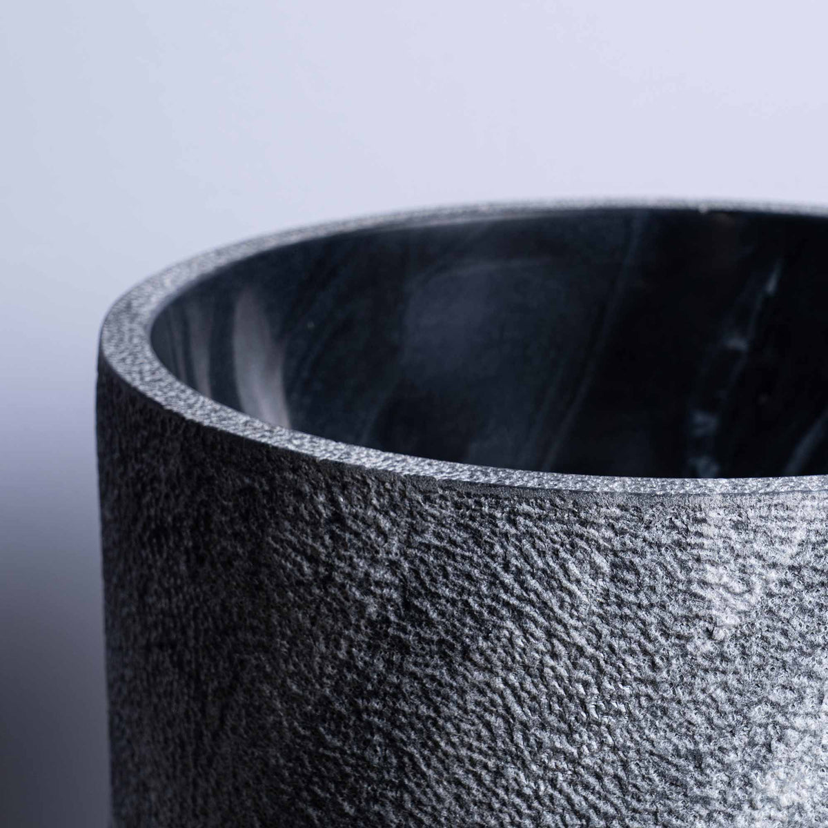 Black Marble Pedestal Sink