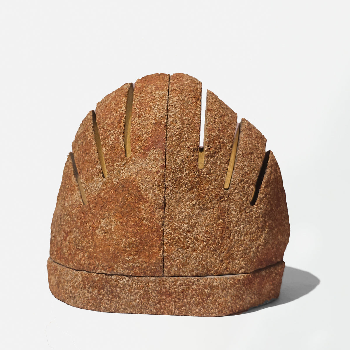 Striped Boulder Lamp