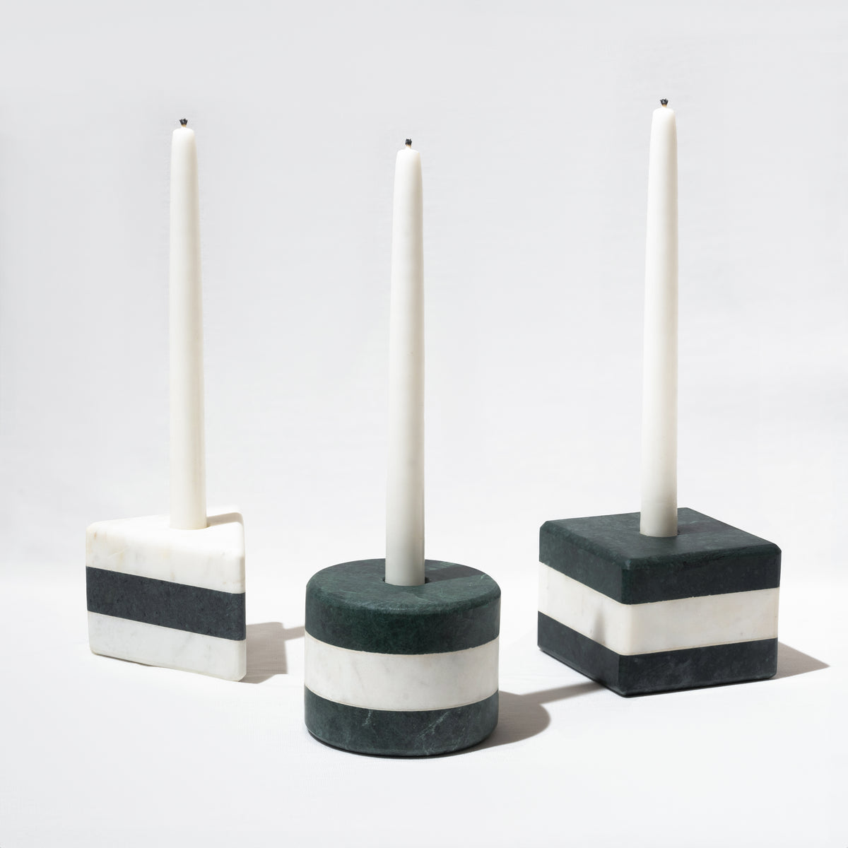 Three-tier Marble Candle Holder - paarkhi