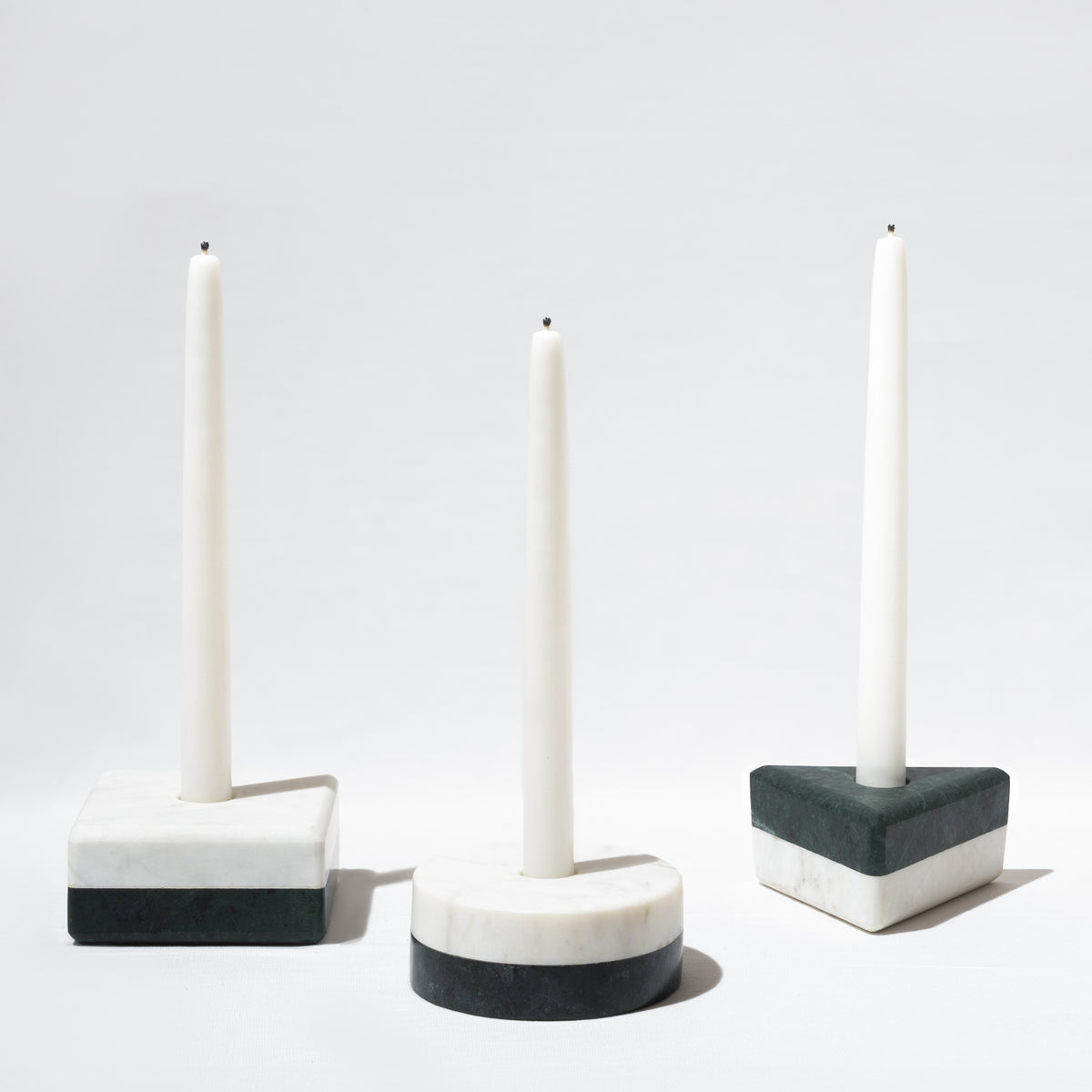 Two-tier Marble Candle Holder - paarkhi