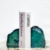 Semi Precious Book End set-Green Gava