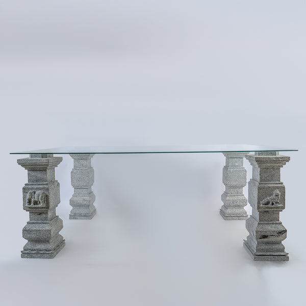 Temple Pedestal Dining Table