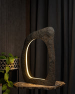 Hollow Boulder Lamp