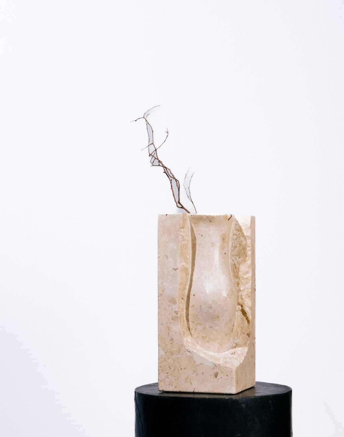 Sculpted Marble Vase
