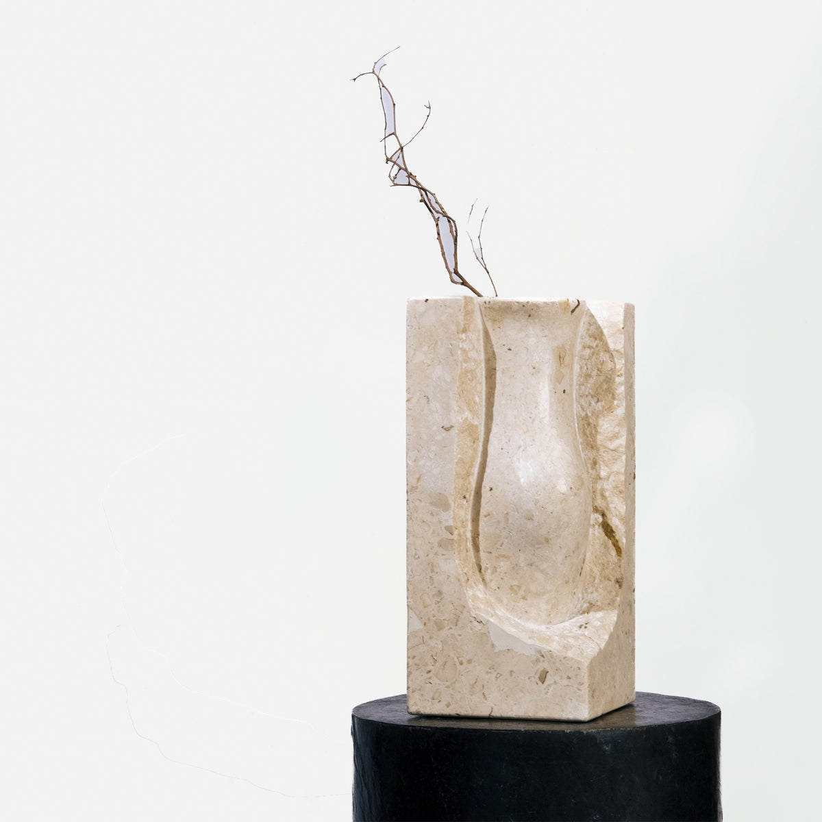 Sculpted Marble Vase