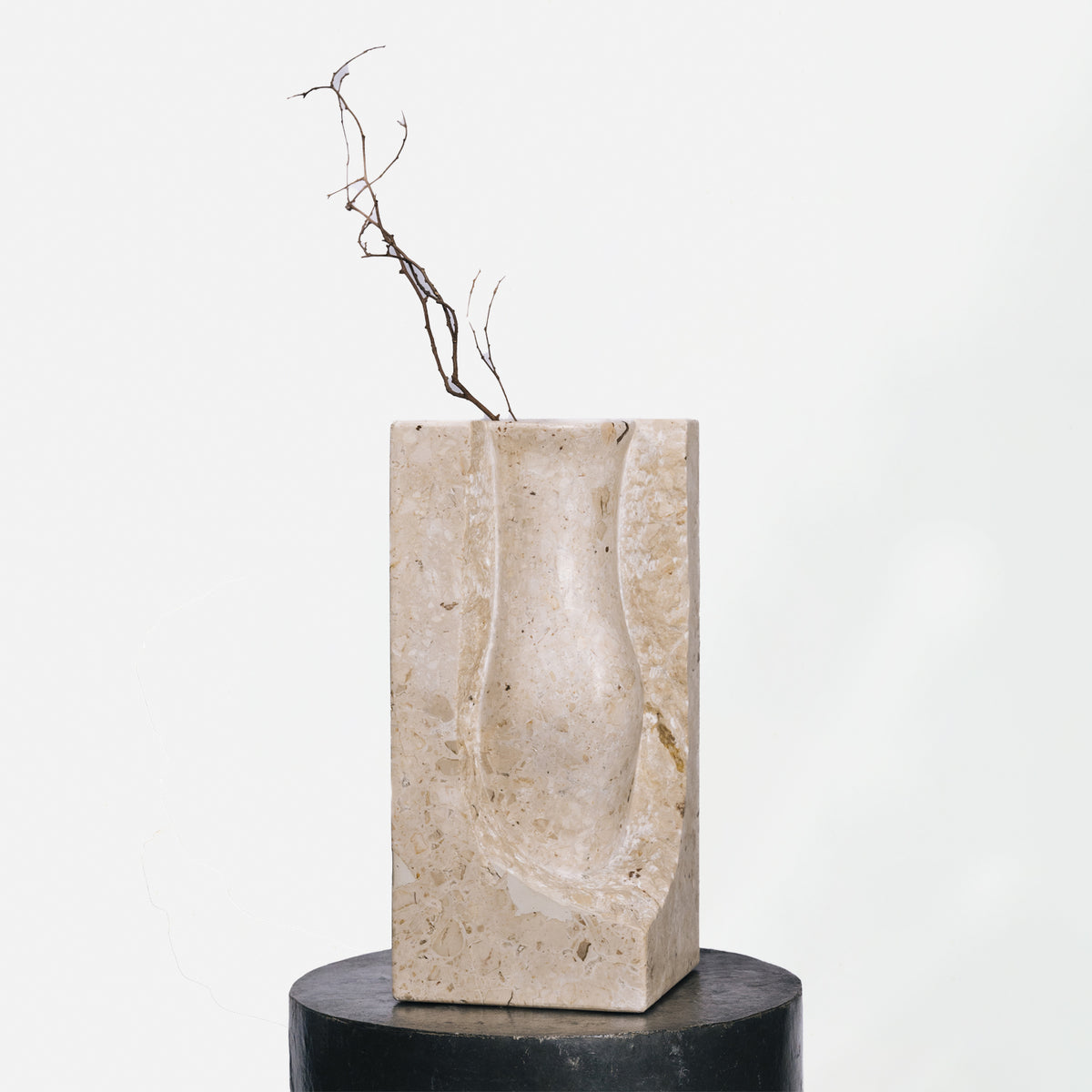 Sculpted Marble Vase
