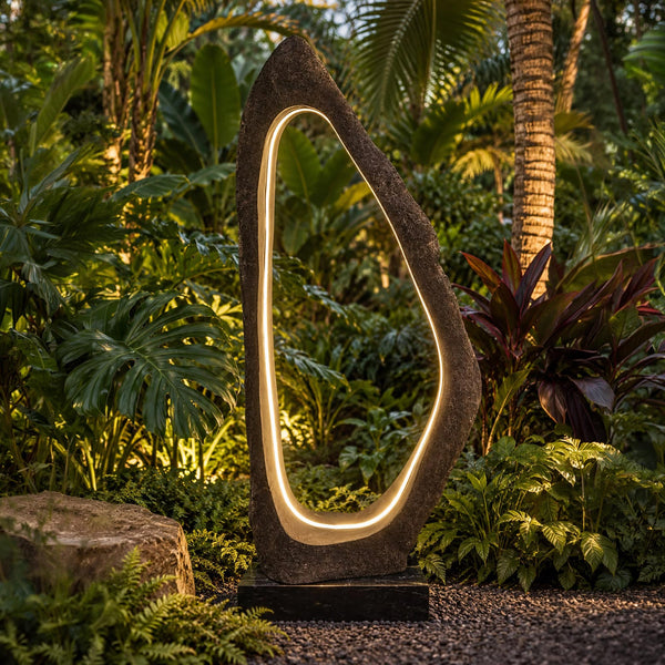Hollow Boulder Lamp - Big