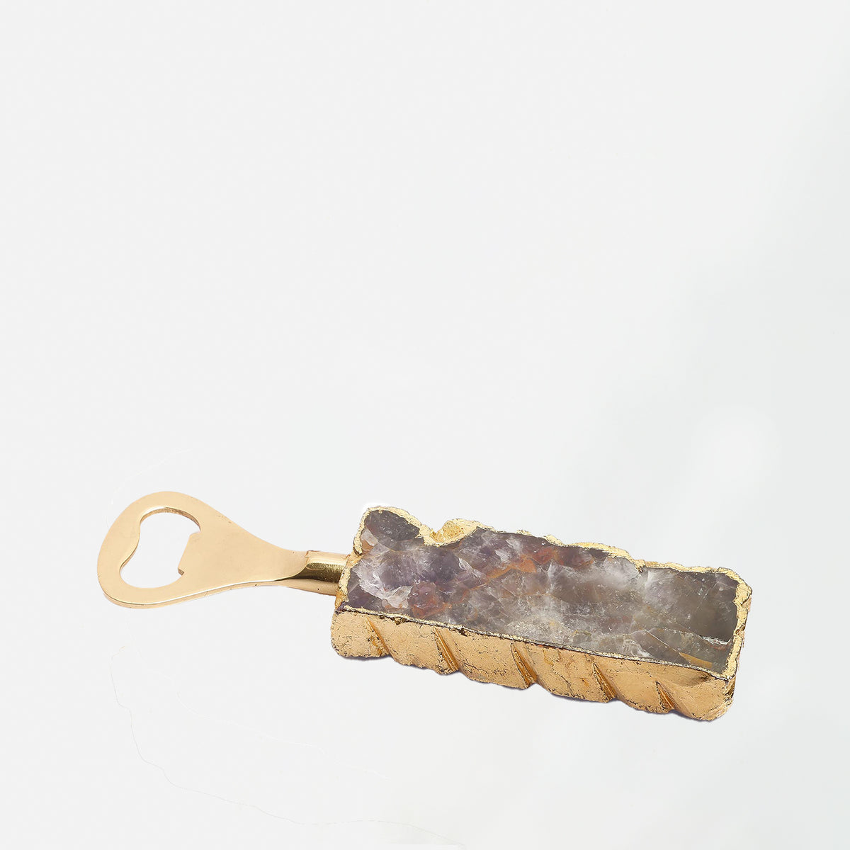 Semi Precious Bottle Opener - Amethyst