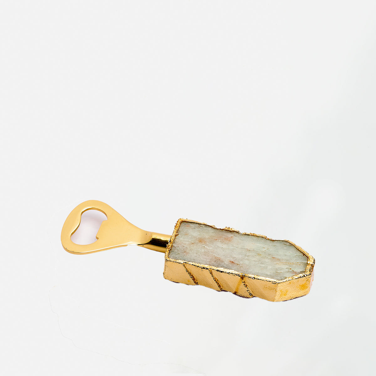 Semi Precious Bottle Opener - Green Quartz