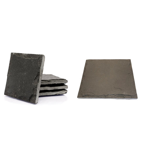 Square Slate Platter & Coasters Set of 4