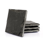 Square Slate Platter & Coasters Set of 4