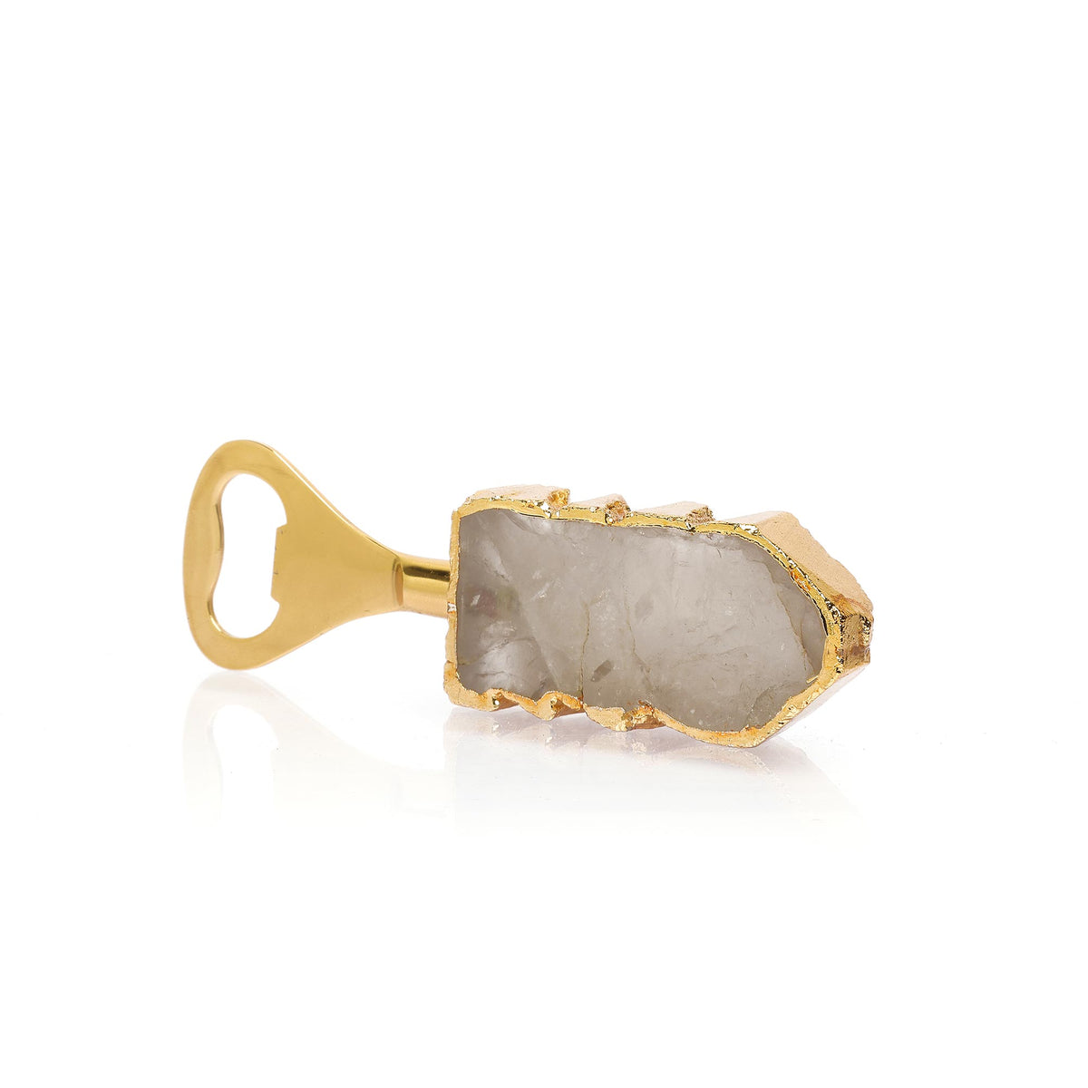 Semi Precious Bottle Opener - Rose Quartz - paarkhi