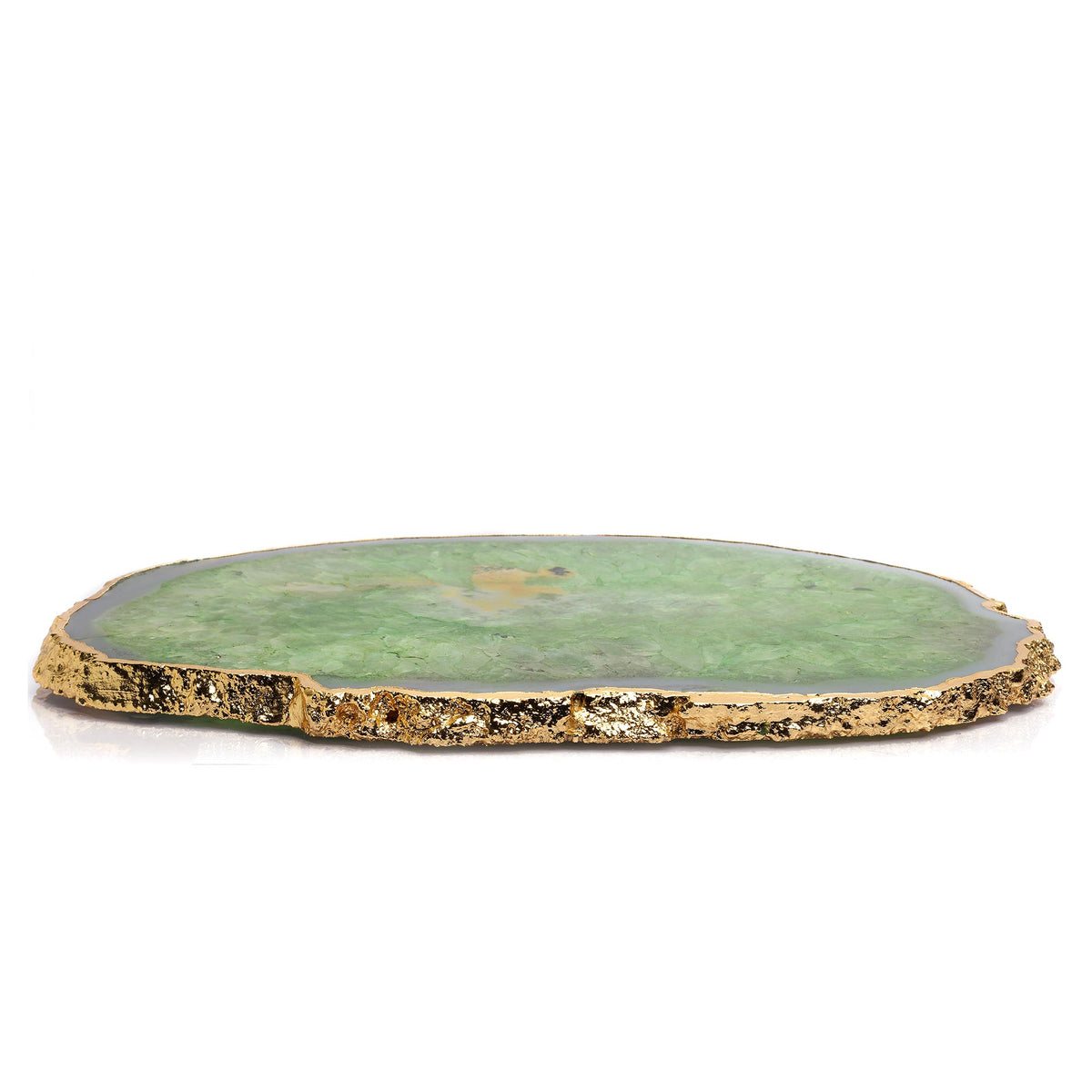 Semi Precious Platter - Green Quartz - paarkhi