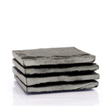 Square Slate Platter & Coasters Set of 4